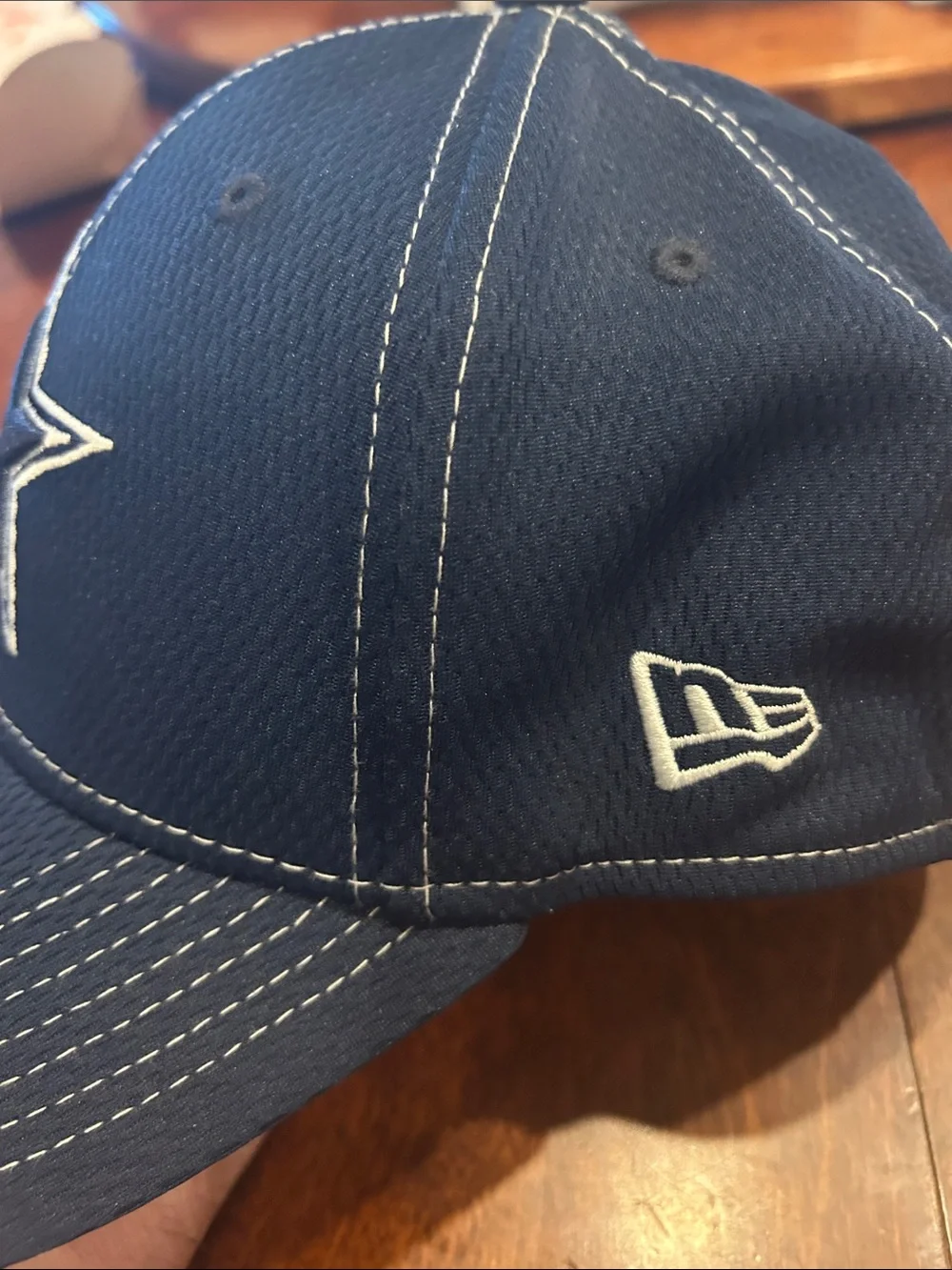 Dallas Cowboys Fitted New Era 39Thirty Navy Star Logo Cap S/M NFL
